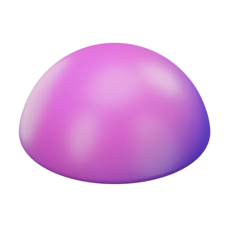 Half Sphere  3D Icon