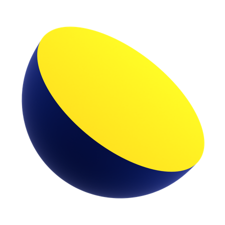 Half Sphere  3D Icon