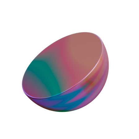 Half Sphere  3D Icon