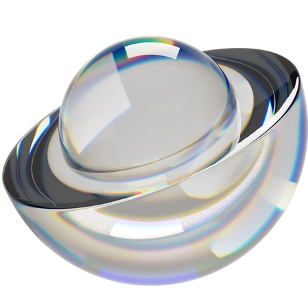 Half sphere core 1  3D Icon