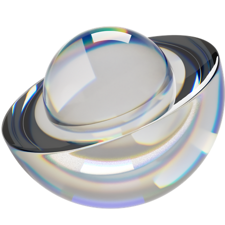 Half sphere core 1  3D Icon