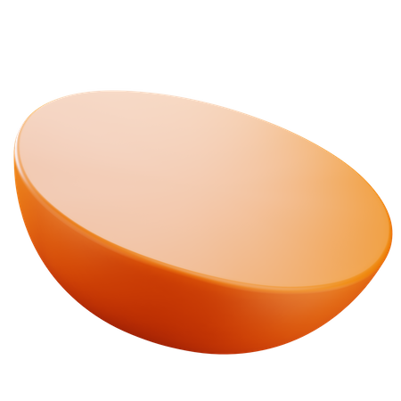 Half Sphere Shape  3D Icon