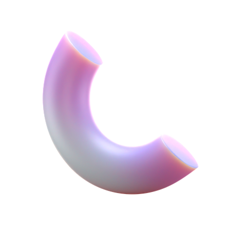 Half Torus  3D Icon