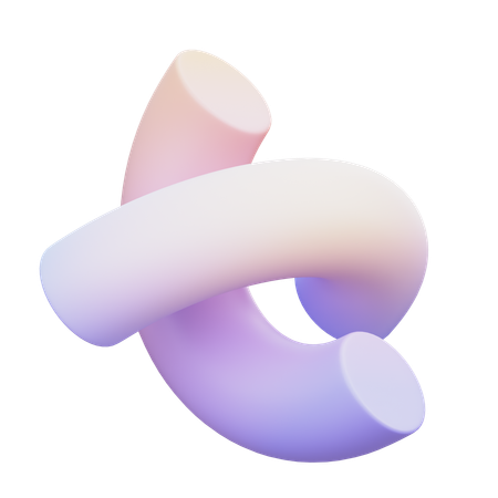 Half Torus  3D Icon