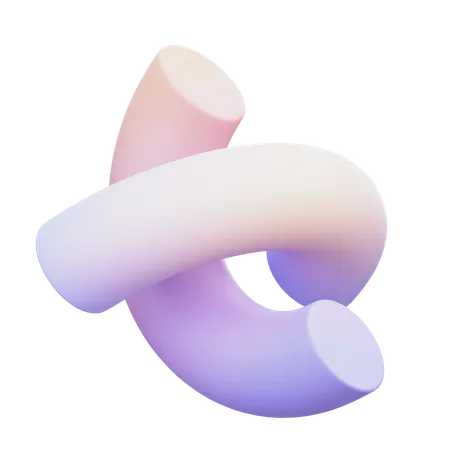 Half Torus  3D Icon