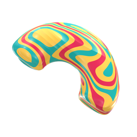 Half Torus  3D Icon