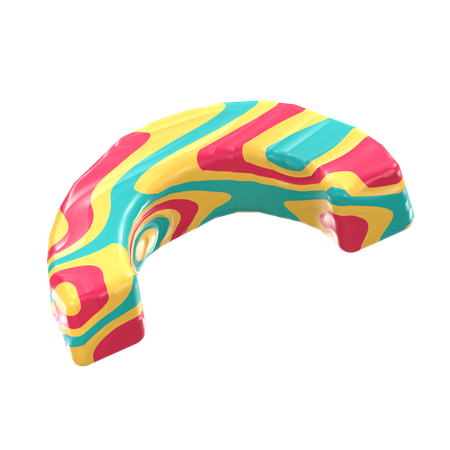 Half Torus  3D Icon