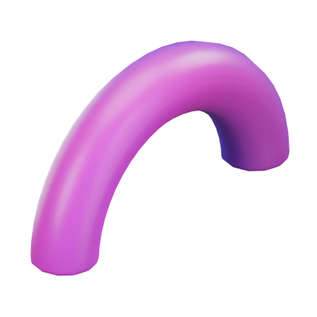 Half Torus  3D Icon