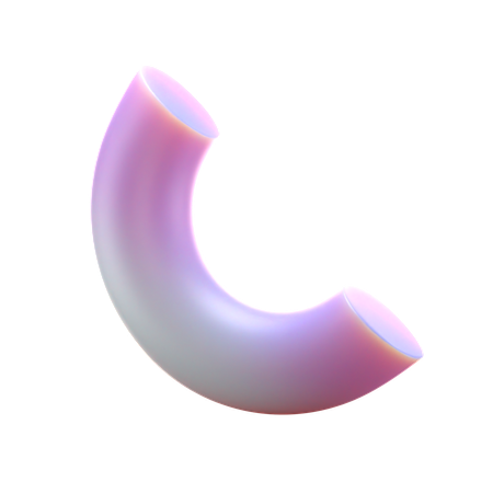 Half Torus  3D Icon