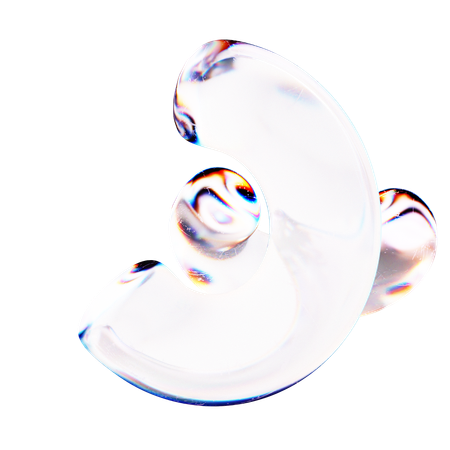 Half Torus Abstract  3D Icon