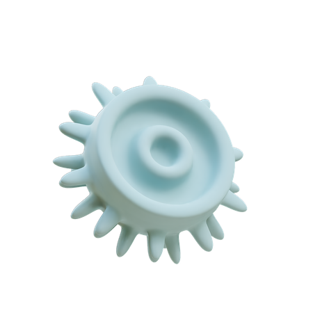 Half Urchin  3D Illustration