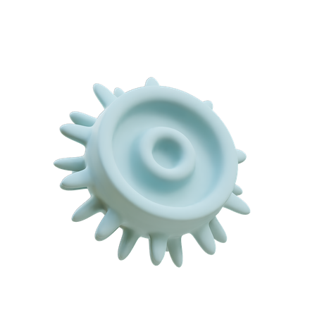 Half Urchin 3D Illustration