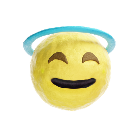 Hallo Emoji  3D Logo