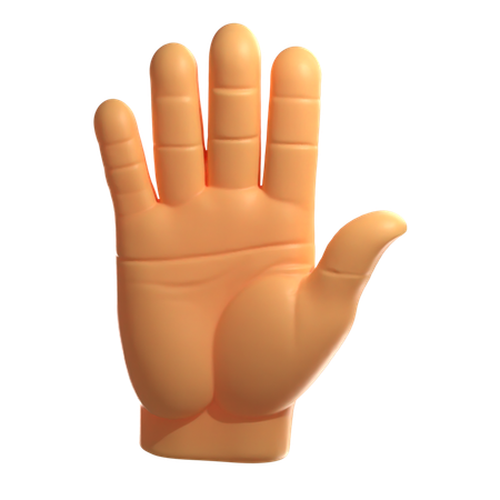 Hallo Hand  3D Icon