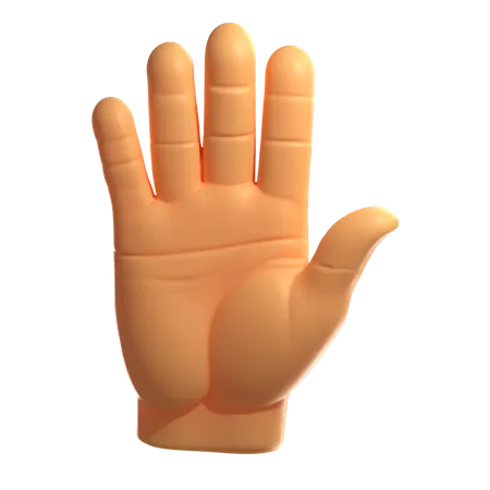 Hallo Hand  3D Icon