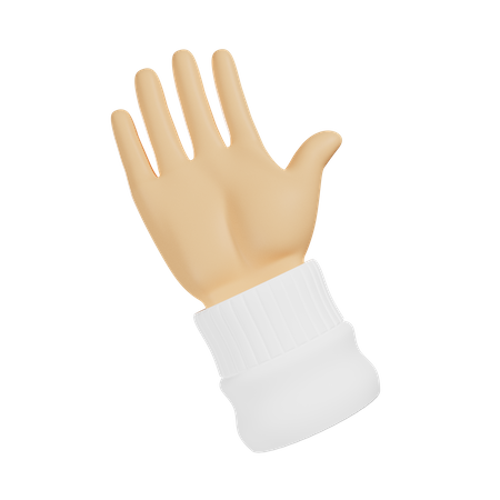 Hallo Handbewegung  3D Icon