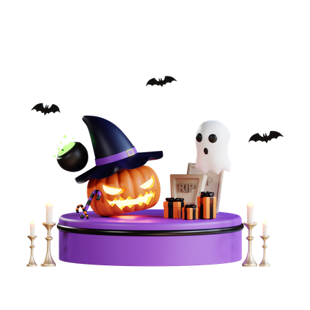 Halloween  3D Illustration