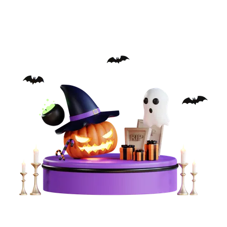 Halloween  3D Illustration