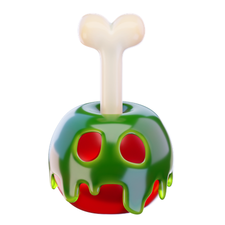 Halloween apple  3D Icon