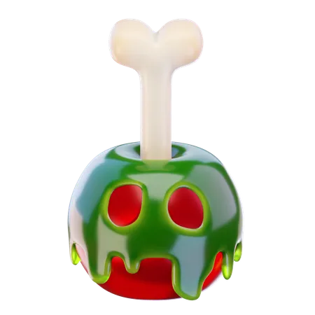 Halloween apple  3D Icon