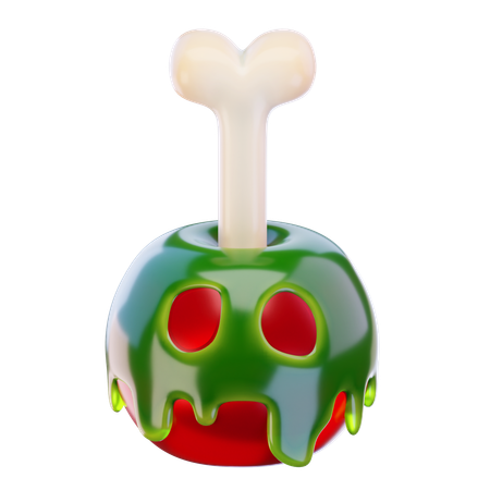 Halloween apple  3D Icon