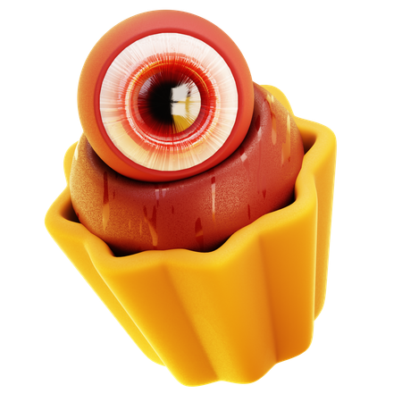 Halloween-Augenkuchen  3D Icon