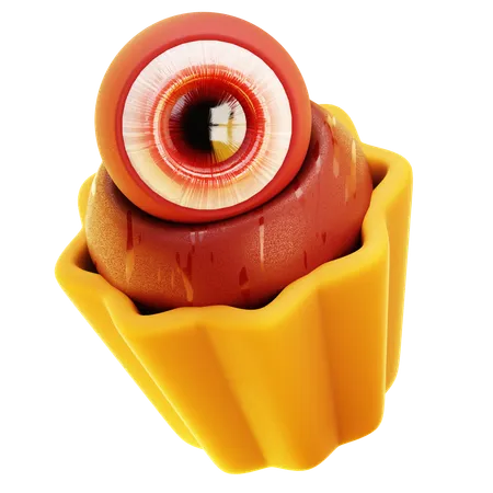 Halloween-Augenkuchen  3D Icon