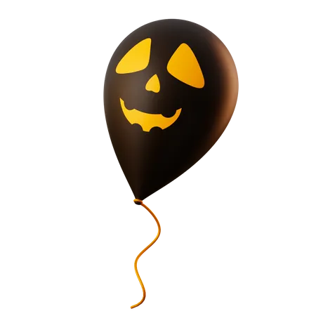 Halloween Balloon  3D Icon