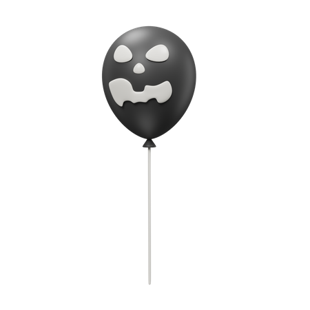 Halloween Balloon  3D Icon