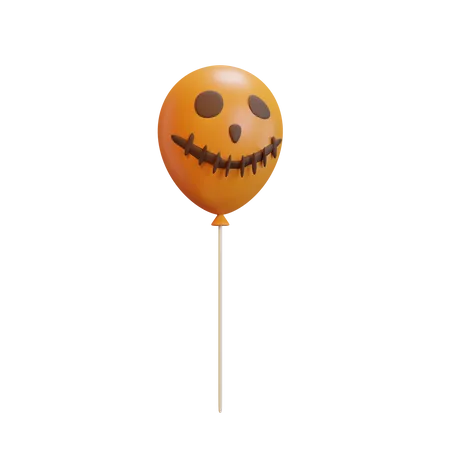 Balloon Halloween 3 D Icon Illustration 3D Icon