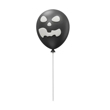 Balloon Halloween 3 D Icon Illustration 3D Icon