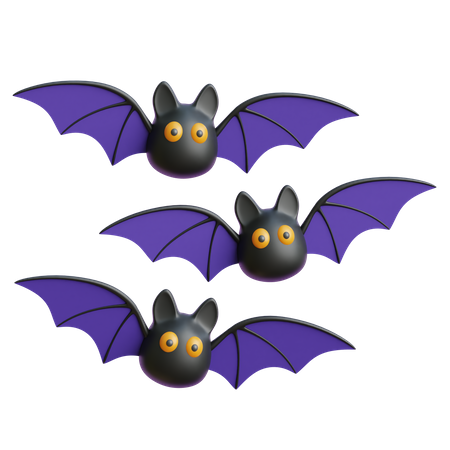 Murciélago de halloween  3D Icon
