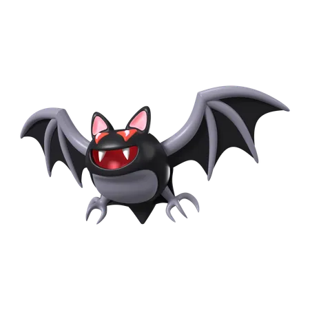 This Is Bat 3 D Render Illustration Icon It Comes As A High Resolution PNG File Isolated On A Transparent Background The Available 3 D Model File Formats Include BLEND OBJ FBX And GLTF 3D Icon