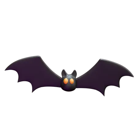 Halloween Bat  3D Icon