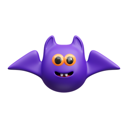 Halloween Bat  3D Icon