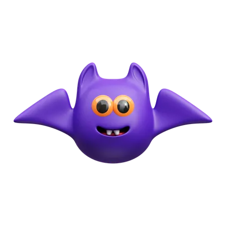 Halloween Bat  3D Icon