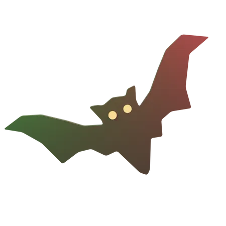 Halloween Bat  3D Icon