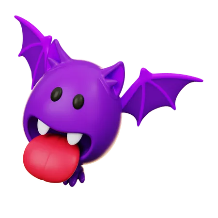 Halloween Bat  3D Icon