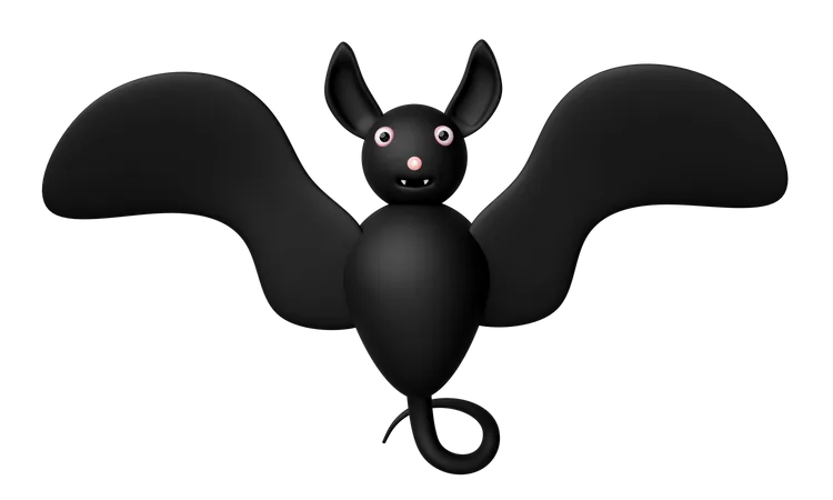 Halloween Bat  3D Icon