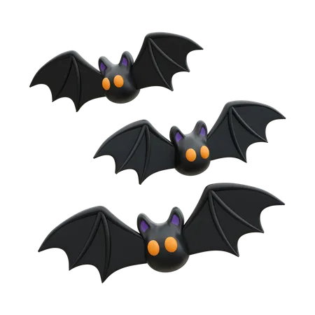 Halloween Bat  3D Icon