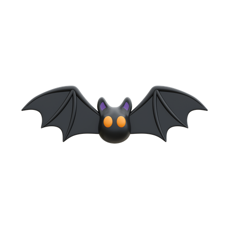 Halloween Bat  3D Icon