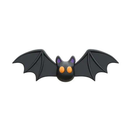 Halloween Bat  3D Icon