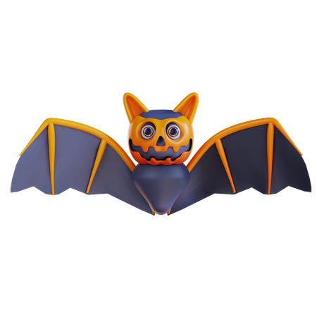 Halloween Bat  3D Icon