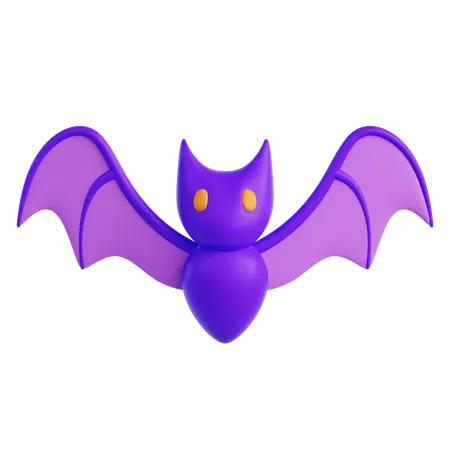 Halloween Bat  3D Icon