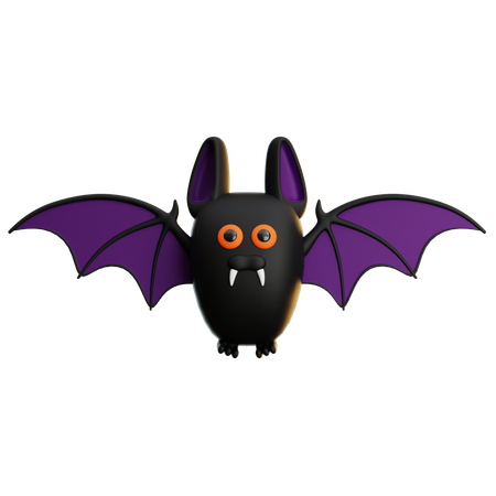 Halloween Bat  3D Icon