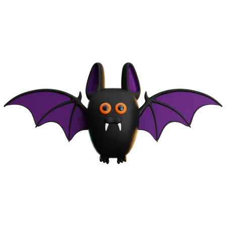 Halloween Bat  3D Icon