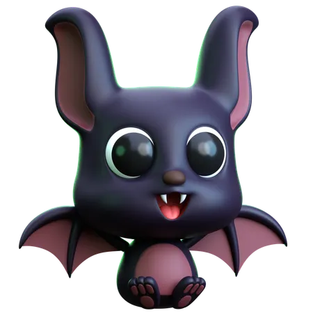 Halloween Bat  3D Icon