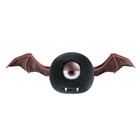 Halloween Bat  3D Icon