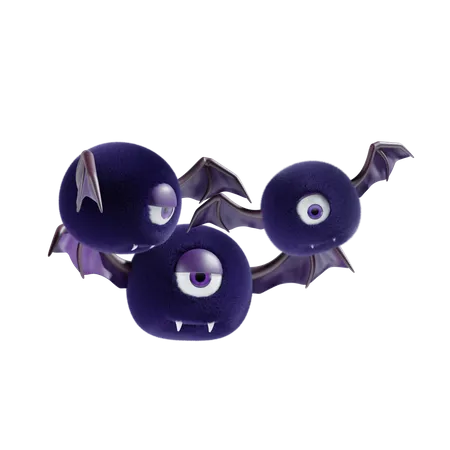 Halloween Bat  3D Icon