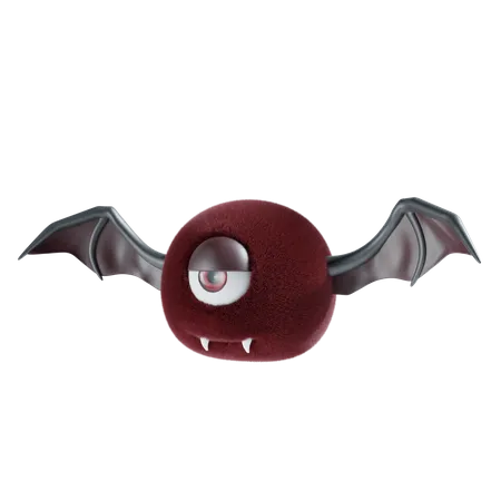 Halloween Bat  3D Icon